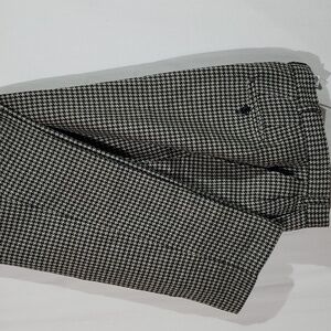 Ladies high waisted full leg wool slacks